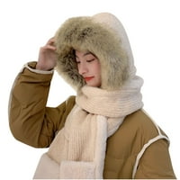 Ženske modne Casua Rukavice šaljice Jedno toplo i gusto plišanje trodijelno odijelo Hladna zaštita Casual
