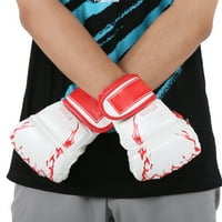 Profesionalne rukavice bez prstiju PU kožna torba za probijanje Sanda boksačke rukaviceWhite dna crvena kandža