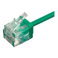 Mono Micro Slimrun - Patch Cable - RJ- do RJ-- FT - 0. In - UTP - Kat - Nasuka - zelena