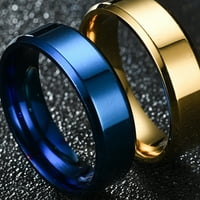 Široki antimurđerski dječaci prsten od nehrđajućeg čelika Jednostavan izvrsnog EngageBoyst prsten nakit