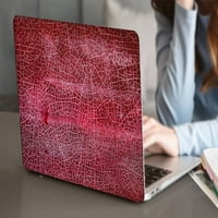 Kaishek Hard Shell pokrivač samo za MacBook Pro 14 model A & A2779, tip C crvena serija 0573