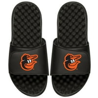 Muški Olide Black Baltimore Orioles Pribičajeni logo Spomene sandale