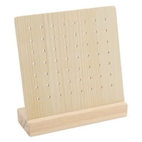 Za prikaz naušnice za izlaganje Pegboard, drvena naušnica prikazuje snažna izdržljiva jednostavna montaža