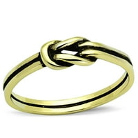 TK1239G - IP zlatni prsten od nehrđajućeg čelika bez kamena 6