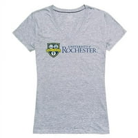 Republička odjeća 520-146-H08 - University of Rochester ženska majica zaptivane majicom - Heather Grey,