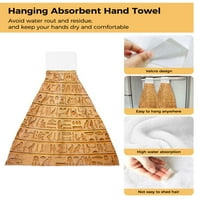 Egipatski simboli Viseći kuhinjski ručni ručnici Brzo suho krpe za čišćenje mikrovlakana