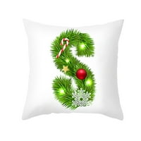 Jastučnica, božićna slova jastučna futrola blistavo kauč bacaju jastuk pokrovite kućni dekor