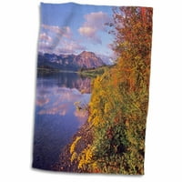 3drose Maskinonge Lake, nacionalni park Waterton jezera, Alberta-CN Cha - Chuck Haney - ručnik, prema