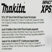 Makita E- XPS udarna utičnica SET SAE W Standardni adapter utičnica