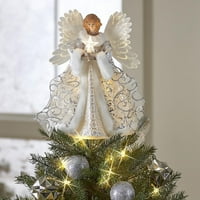 Božićni ukrasi božićni anđeo privjesak LED svjetlo anđeo privjesak lutka malo anđela božićna stablo privjesak božićni ukras zaliha zaljubljenih za dnevne ukrase za božićne ukrase a