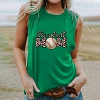 Baseball mama majica za bejzbol mama majica Žene Žene bejzbol Srce Grafički vrhovi majica bez rukava