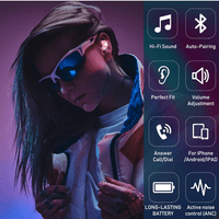 Urban Street Buds Plus True Bluetooth bežični uši za Matepad Pro 10. 5G sa aktivnom bukom Otkazivanje