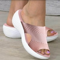Sandale žene Modni ljetni vanjski nošenje lagane ravne ležerne i sandale ružičaste veličine 7.5