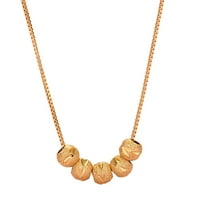 Ogrlica evropska i američka stil modni dodaci srebrno zlatne boje žigošene minimalističke perle Choker