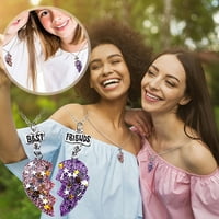Jiyugala ogrlice Privjesci za žene Djevojke Najbolji prijatelji Dječji dobri prijatelji Prijateljstvo