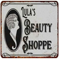 Lula's Beauty Shoppe Chic Sign Vintage Dekor Metalni znak 208120021360