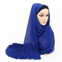 Djevojke Hijab Amira Head Maxi Crinkle glava turban šal šal