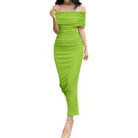 Miayilima Formalna haljina za žene Djevojka Style OffSoulder niska podijeljena haljina haljina duga suknja xxl