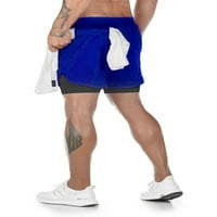 Avamo muškarci Ljetne kratke hlače u trčanju kratkih kratkih zrcalica Muške atletske mini pantalone