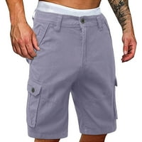 Wendunide teretni pantalone za muškarce casual multi ravne čvrste boje vanjske kombinezone hlače za