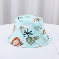Penkiiy baby šešir kaput za djecu Baby Ljeto Zaštita od sunca Modni ispis sunčanog šešira Slatka pjevačka kapa za šešir Mint zeleni šešir za 2 godine