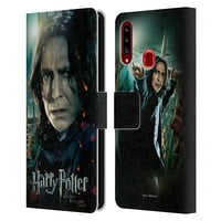 Dizajni za glavu službeno licencirani Harry Potter Smrtly Hallows viii Severus Snape kožne knjige Court