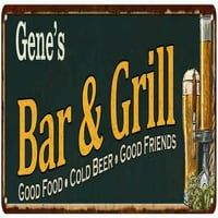 Gene's Bar i Grill Poklon znak Man Cave Decor Poklon 206180055065
