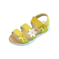 Loyisvidion Toddler Cipele za čišćenje Dječje djevojke cipele Sandale Princess Open-Toed Soft Dno cvijeće