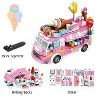 Madison set igračaka sa sladoledom, igračka izgradnja bloka, blizina spajanja i uglavnom kompatibilna