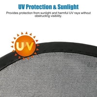 Side Sunce Sunce Sunce Sunce Sunčana sjenila Zaštitna mreža za sjajnu zrake UV zrake, Automobilski prozor