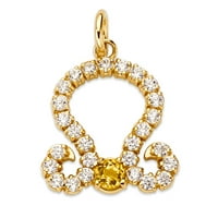 LEO zodijak horoskop dijamant i originalna ogrlica od peridota u čvrstom zlatu