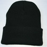Bacc pribor Slouchy šešir topli unise hop skijanje zimske bejzbol kape bejzbol kape crna