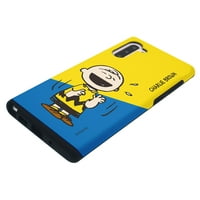 Galaxy Note plus Case Kikiriki Slojeni hibridni [TPU + PC] poklopac branika - dijagonalna Charlie Brown