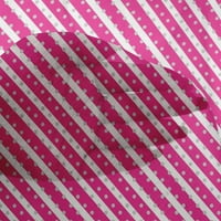 Onuone viskoze Šifon Fuschia ružičasti tkanini točkica DIY odjeća prekriva tkanina za ispis tkanine sa dvorištem širom