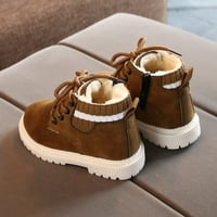 Kayannuo Winter čizme za Toddler Clearence Toddler Dojenčad Kids Baby Girls Boys Topla čizme čipke cipele