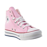 Converse Chuck Taylor All Star Eva Lift Hi Kids 'cipele za platformu PINK Glaze-bijela 671106C