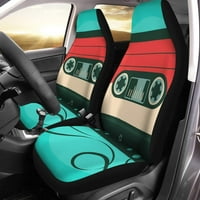Set auto-sjedala pokriva magnetska vrpca Univerzalni automatsko prednje sjedala Zaštitni za auto, suv limuzina, kamion