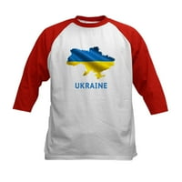 Cafepress - Cool Ukrajinska zastava Ukrajinski molbol dres - Dječji pamučni bejzbol dres, majica s rukavima