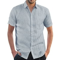 Muška majica muško ljetno Ležerne košulje Polka Dot Striped Print Manff Manfic Distribut Manching Short