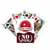 Kineski amblem zvijezde Kineski Peek poker igračka karta privatna igra