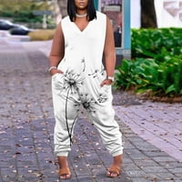Teretne hlače Žene Ženska moda Ležerne prilike za printu plus polugodišta sa džepom sa džepovima Hlače