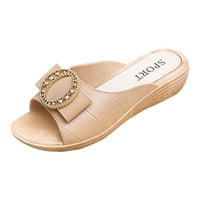 Sandale sa sandale za žene sandale Modni Ljeto Otvoreni nožni prst Jednostavno pune boje Komforne debele