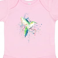 Inktastična hummingbird Boja Splatter poklon dječji dječak ili dječji dječji bod