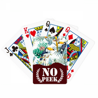 Vodeni kolor Toucan Shrub Pinefruit Parrot Peek Poker igračka karta Privatna igra