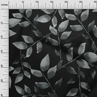 Onuone svilena tabby crna tkanina okeana podvodna životna haljina materijal tkanina za ispis tkanina