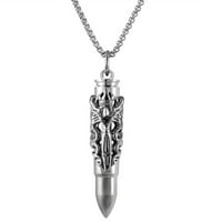 Privjesak od metaka Dizajn titanijum urn ogrlica pepeo za kremiranje Memorijalni nakit