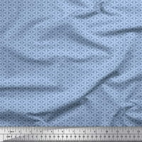 Soimoi Rayon Crepe tkanina Geometrijska mala tiskana dvorište tkanine široko