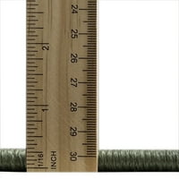 Ahgly Company Indoreni pravokutnik Solid smaragdno zeleni modernim prostirkama, 8 '10'