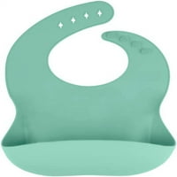 Silikonska beba Bib za bebe i delu - meka, podesiva, BPA besplatna i vodootporna