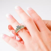 Duhgbne Fashion Diamond Ring Europska i američka ženska set prstena za prsten